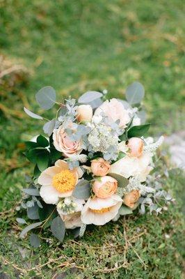 Bridal bouquet by Be Buds Florist