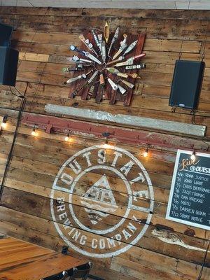 tap handle wreath