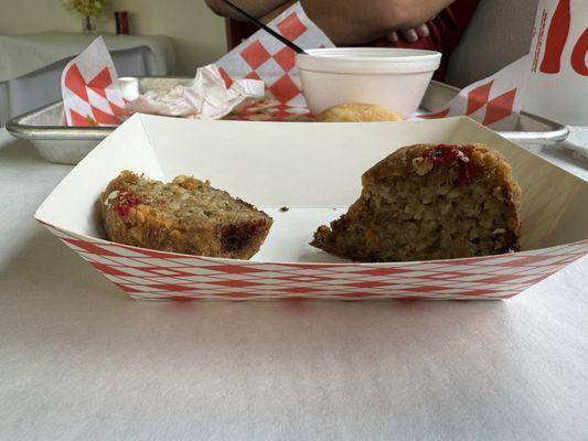 Pepper jack cheese boudin.