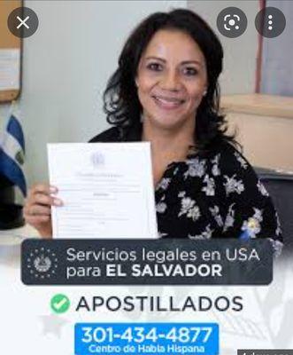 Notary of El Salvador in Maryland