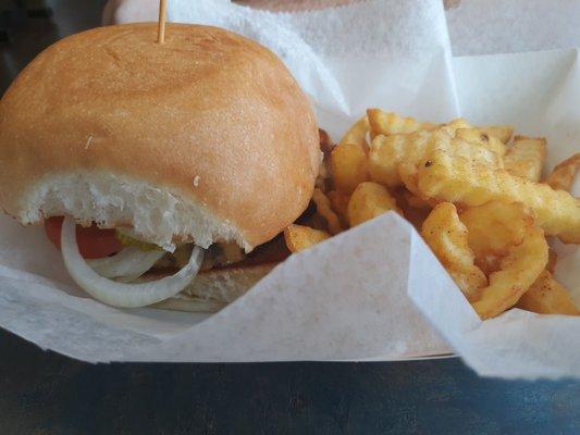 Burger n fries