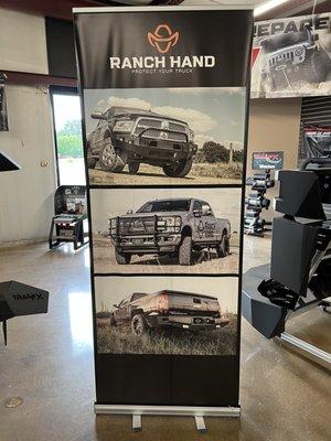 Proud reseller of all RanchHand truck accessories!