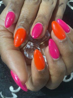 Gel-X Nails with gel polish