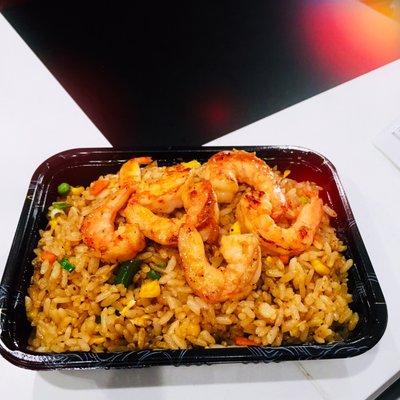 Hibachi shrimp fried rice