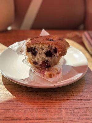 Gluten free blueberry muffin