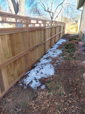 6ft feet privacy fence.