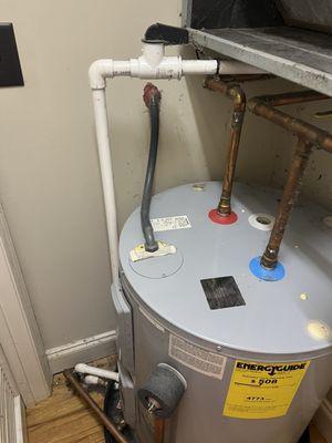 Dirty water heater room