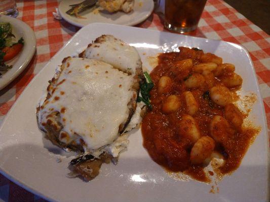 Eggplant Parmesan and Gnocci