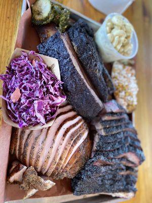 Brisket,turkey and beef rib.