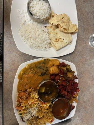 The lunch buffet spread. My new favorite in Omaha