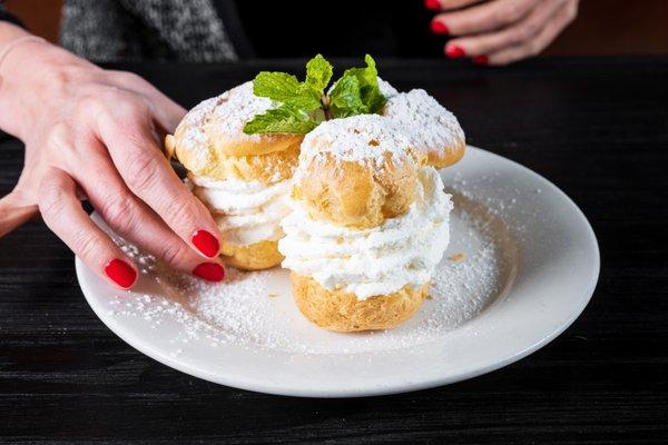 Choux Chantilly at La Sirène.