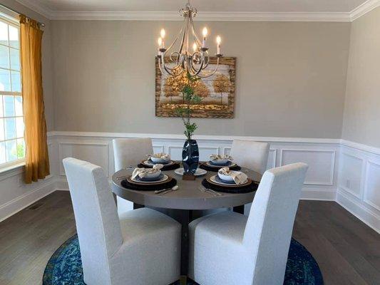 Homearama 2018 Dining Room Staging Suffolk, VA