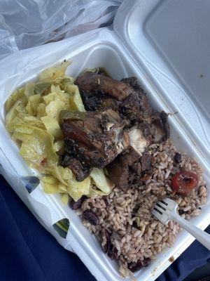 Brown-Stew Chicken Lunch