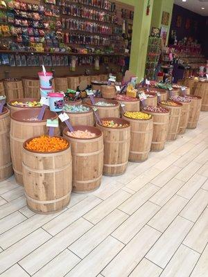 Barrel of candy