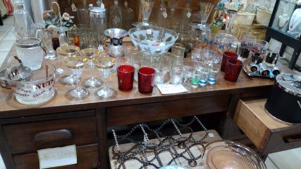 Vintage glasswares