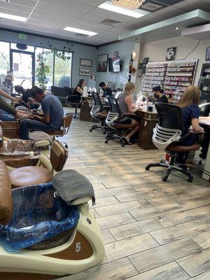 Modern Nails is busy! Make an appointment.