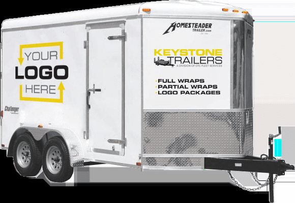 Get your Trailer designed and wrapped all done by Keystone Trailers in-house!