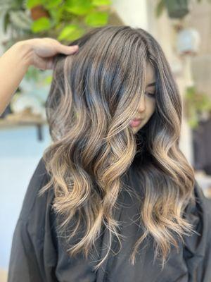 Vanilla Beige Balayage