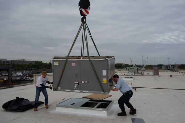 Commercial HVAC Unit Installation