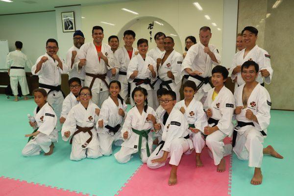 Practice at Tokyo Dojo