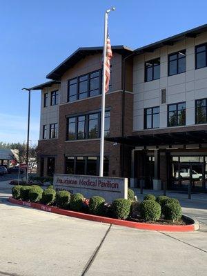 Front of building "Franciscan Medical Pavilion"