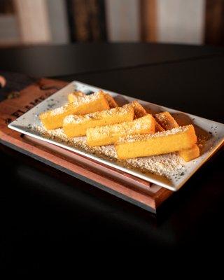 Parmesan fried polenta