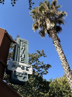 Exterior signage on a beautiful sunny Friday (10/20/2023)