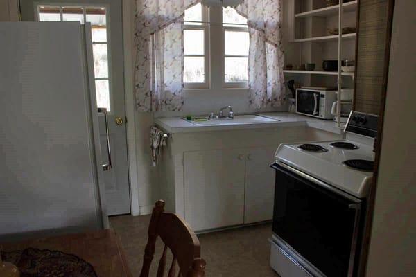 Kitchen in one of the larger units