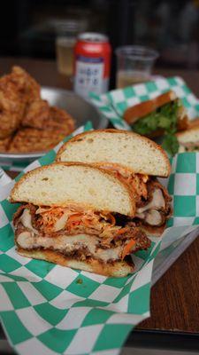 Spicy Fried Chicken Sammy