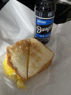 Breakfast sandwich. Yum!