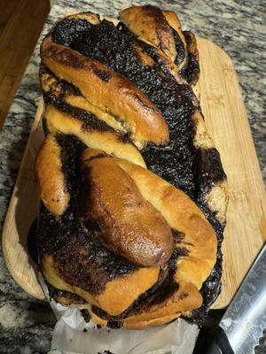 Chocolate babka loaf