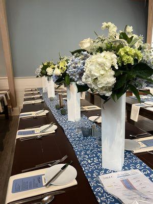 We received received so many compliments on the flowers!