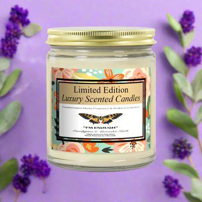 Eucalyptus Lavender Herb Scented Glass Candle with Gold Lid
Regular price
$20.00