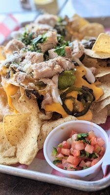 Nachos with chicken