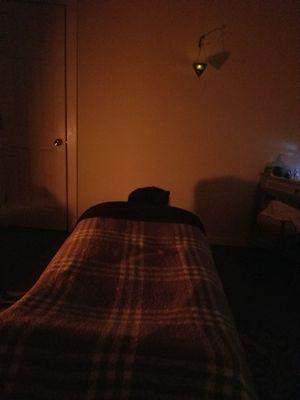 My massage space.