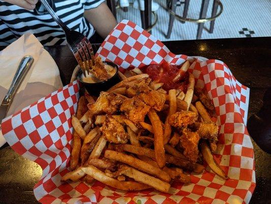 Wings and fries