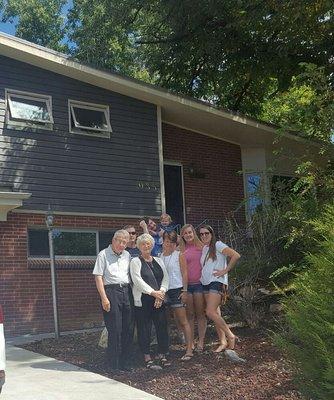 Congratulations to the McFadden family, on the purchase of their new home!