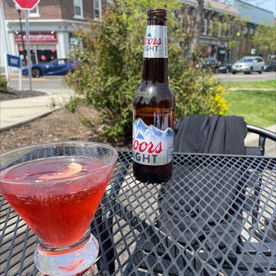 Cold drinks outdoor Dining