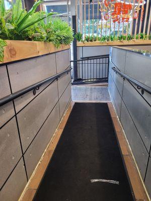 Accessible with ramps!