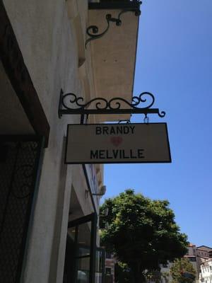 Brandy Melville sign