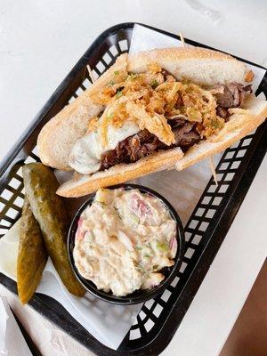 Texas wagyu beef sandwich