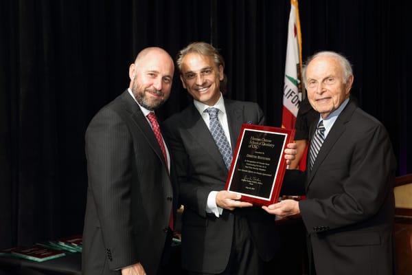 Dr Bizoumis received an Award from USC in recognition of 20 Years Of Outstanding Service 
 As A Part-Time Faculty Member.