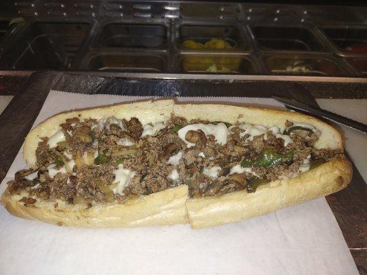 Philly Cheesesteak 12"-12.95