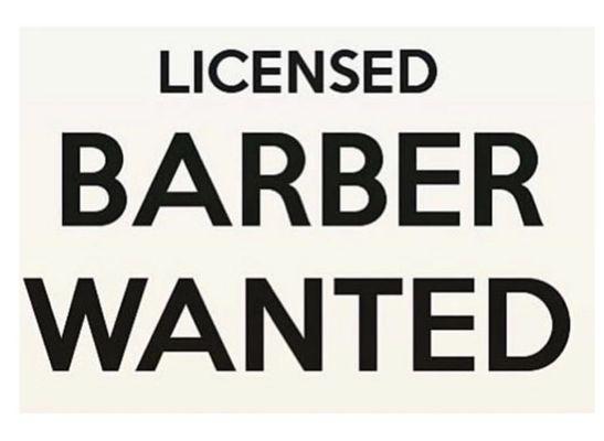 Now hiring Licensed Barbers call or stop for more information on joining our team