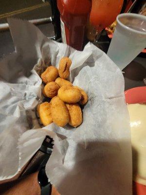 Mini corn dogs