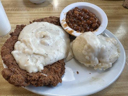 Country fried tenderloin