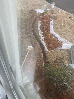 Replacing the water line at my home