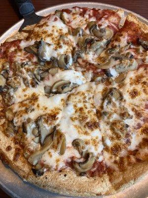 10" Double Mushroom Pizza