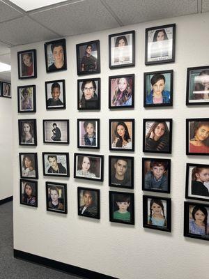 The wall of actors