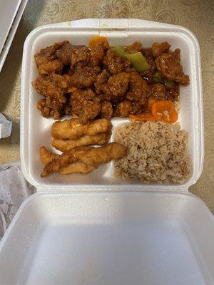 C8. General Tso's Chicken, alright nothing to write home about